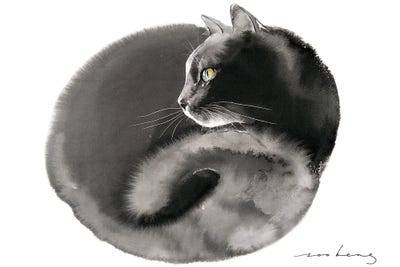 Snug Kitten by Soo Beng Lim canvas print