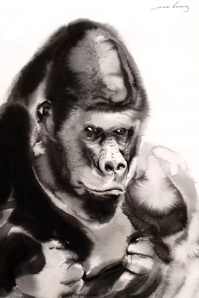 Gorillas: Gentle Gorilla by Soo Beng Lim