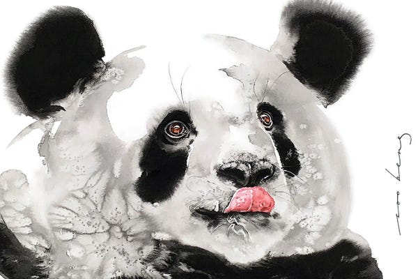 Fine Art Print: Panda Stick-Out by Soo Beng Lim