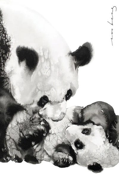 Pandas: Joyful Bond by Soo Beng Lim
