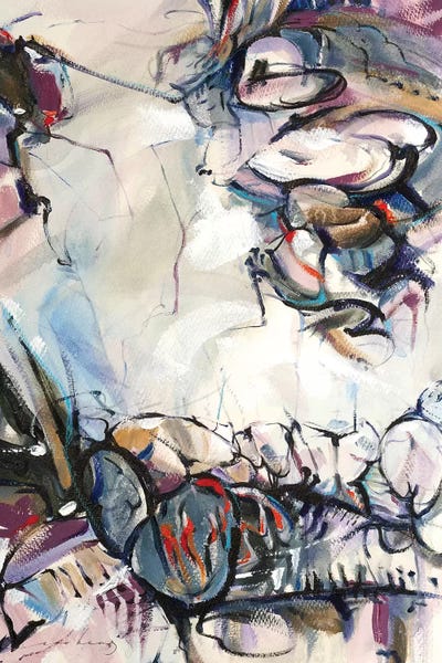 Harbour View Abstract VI by Soo Beng Lim canvas print