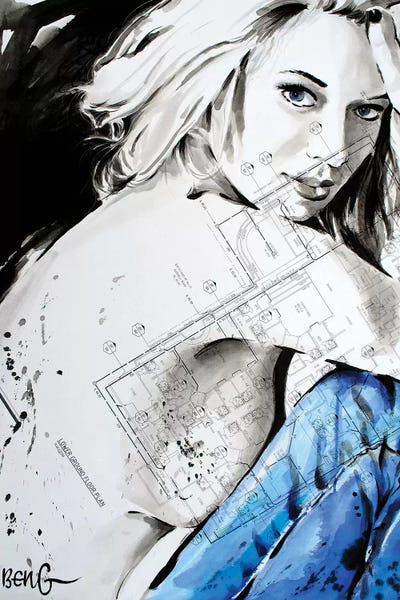Soo Beng Lim: Blue Nude I by Soo Beng Lim