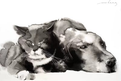 Paw Pals by Soo Beng Lim canvas print
