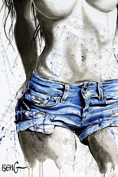 Soo Beng Lim: Blue Nude II by Soo Beng Lim