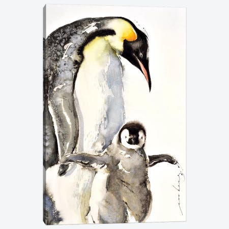 Penguin Canvas Print #LIM81} by Soo Beng Lim Art Print