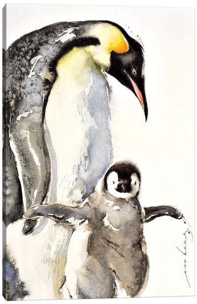 Penguin Canvas Art Print - Soo Beng Lim
