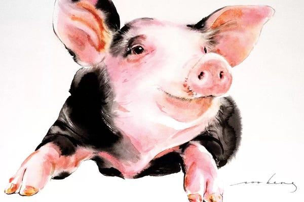 Soo Beng Lim: Prosperity Pig IV by Soo Beng Lim