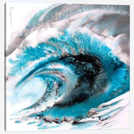 Roaring Waves II Canvas Print #LIM87} by Soo Beng Lim Canvas Wall Art