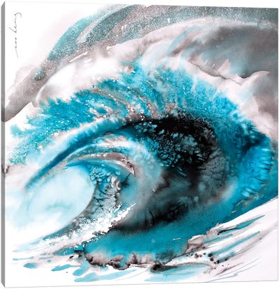 Roaring Waves II Canvas Art Print - Soo Beng Lim