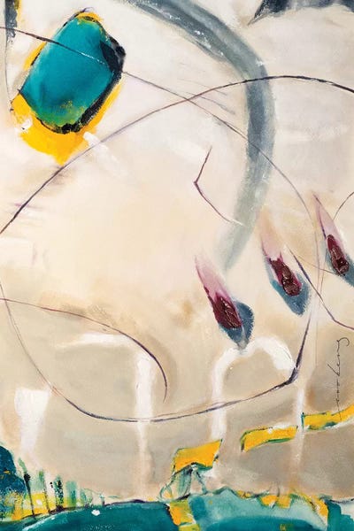 Sandy Shore - Abstract by Soo Beng Lim canvas print