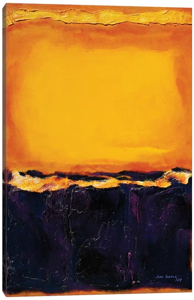 Sunset II abstract Canvas Art Print - Soo Beng Lim