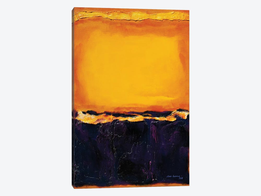 Sunset II abstract by Soo Beng Lim 1-piece Canvas Art