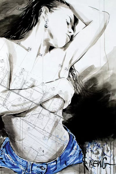 Soo Beng Lim: Blue Nude IV by Soo Beng Lim