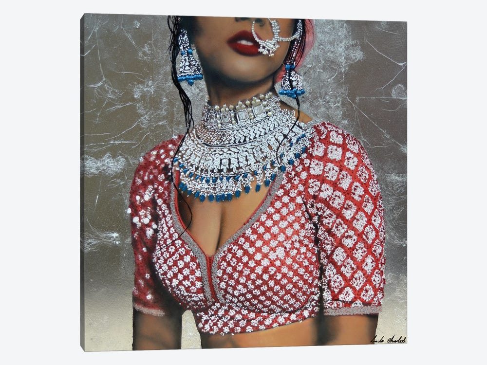 Indian Couture II by Linda Charles 1-piece Canvas Art Print
