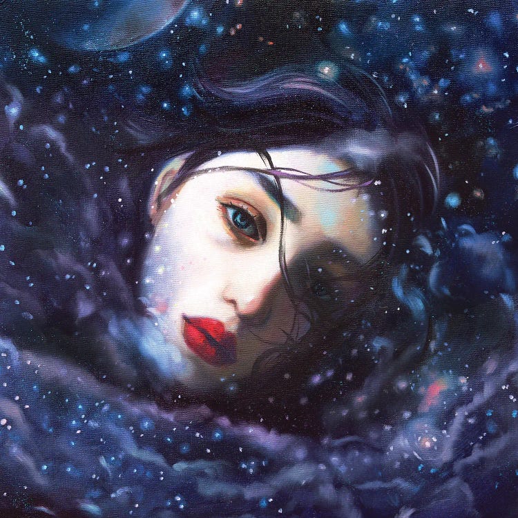 Empirical Night by Lioba Brückner wall art