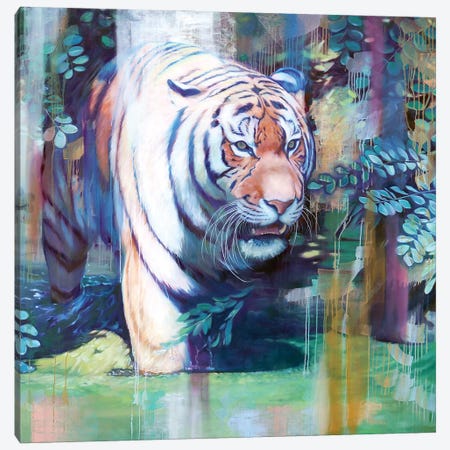 Panthera Tigris Altaica Canvas Print #LIO41} by Lioba Brückner Canvas Art Print
