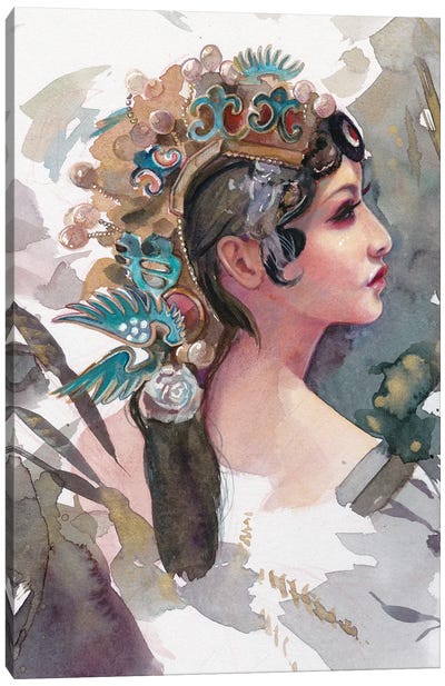 Queen Of Sheba Canvas Art Print - Lioba Brückner