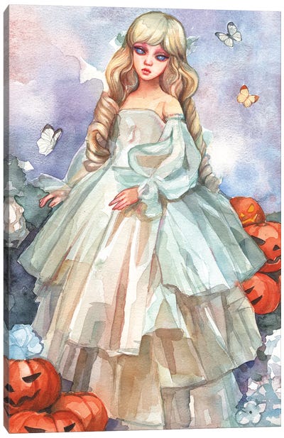 Jezebel Canvas Art Print - Pumpkins