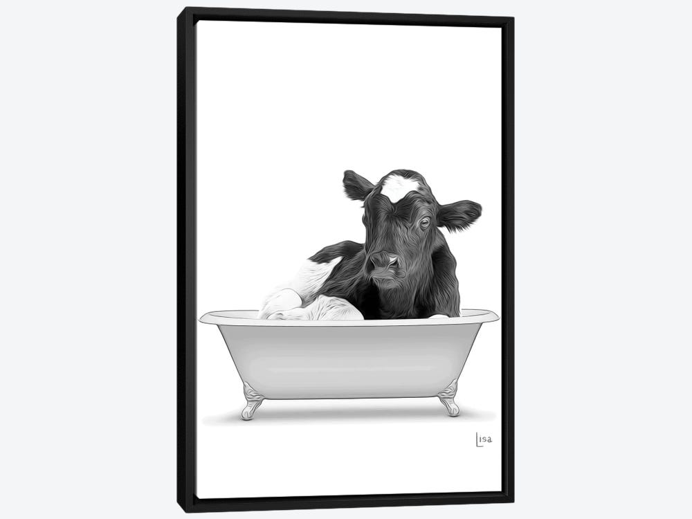 iCanvas LV Flower Logo Black by TJ Framed Canvas Print - Bed Bath &  Beyond - 36657204