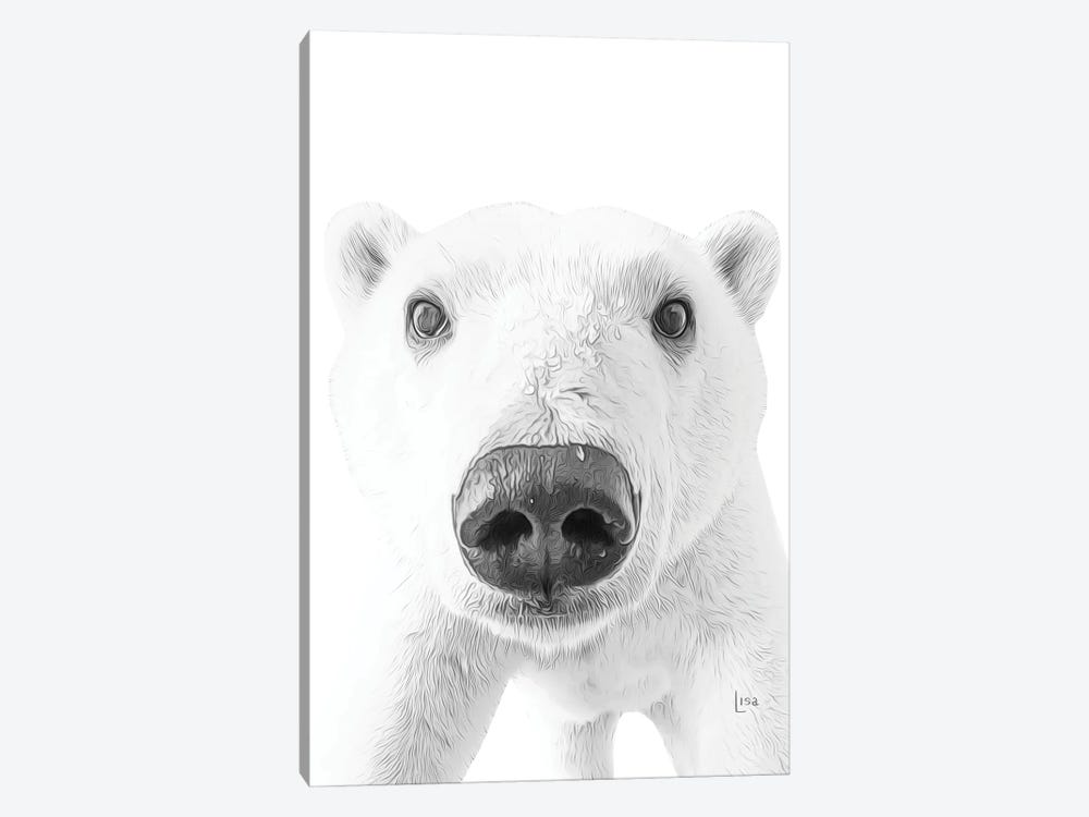 Polar Bear by Printable Lisa's Pets 1-piece Art Print