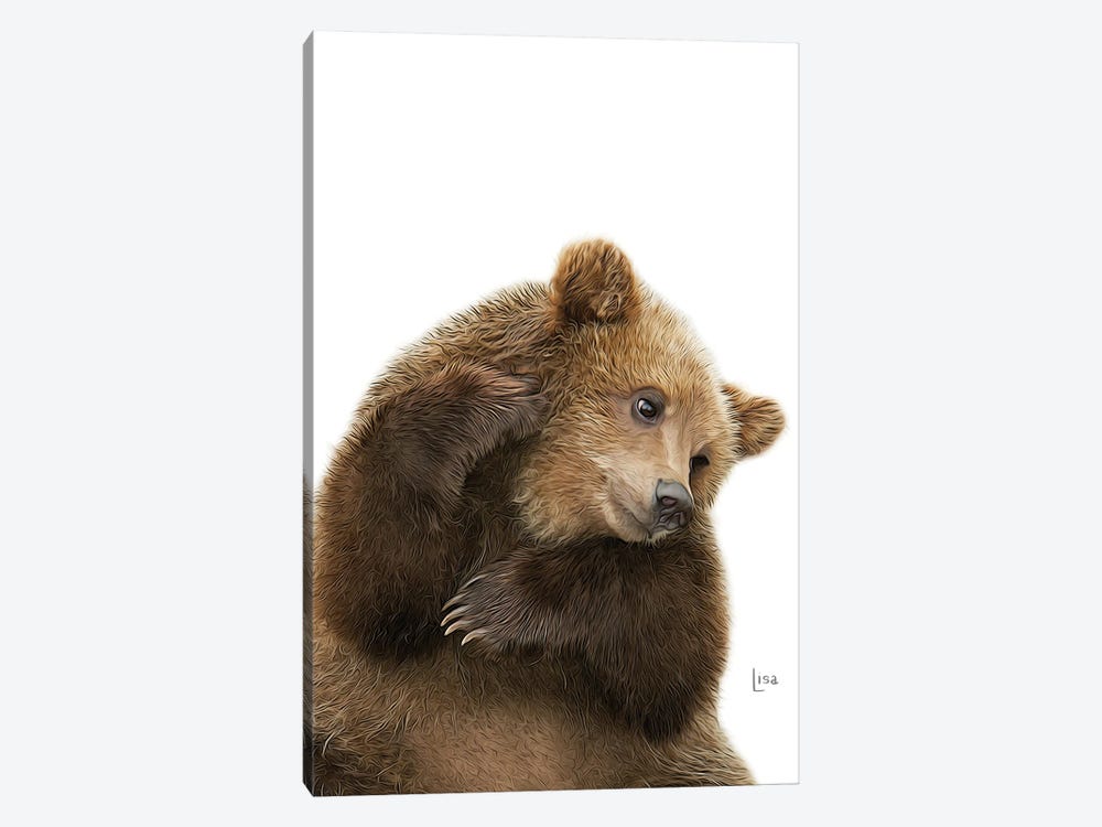 Tender Color Bear by Printable Lisa's Pets 1-piece Art Print