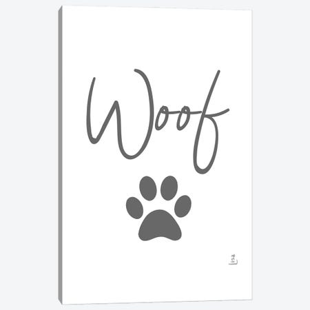 Woof Canvas Print #LIP510} by Printable Lisa's Pets Canvas Artwork
