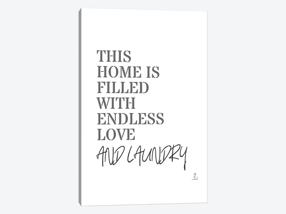 Love Home by Printable Lisa's Pets 1-piece Canvas Artwork