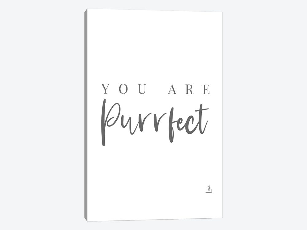 You Are Purrfect by Printable Lisa's Pets 1-piece Canvas Print