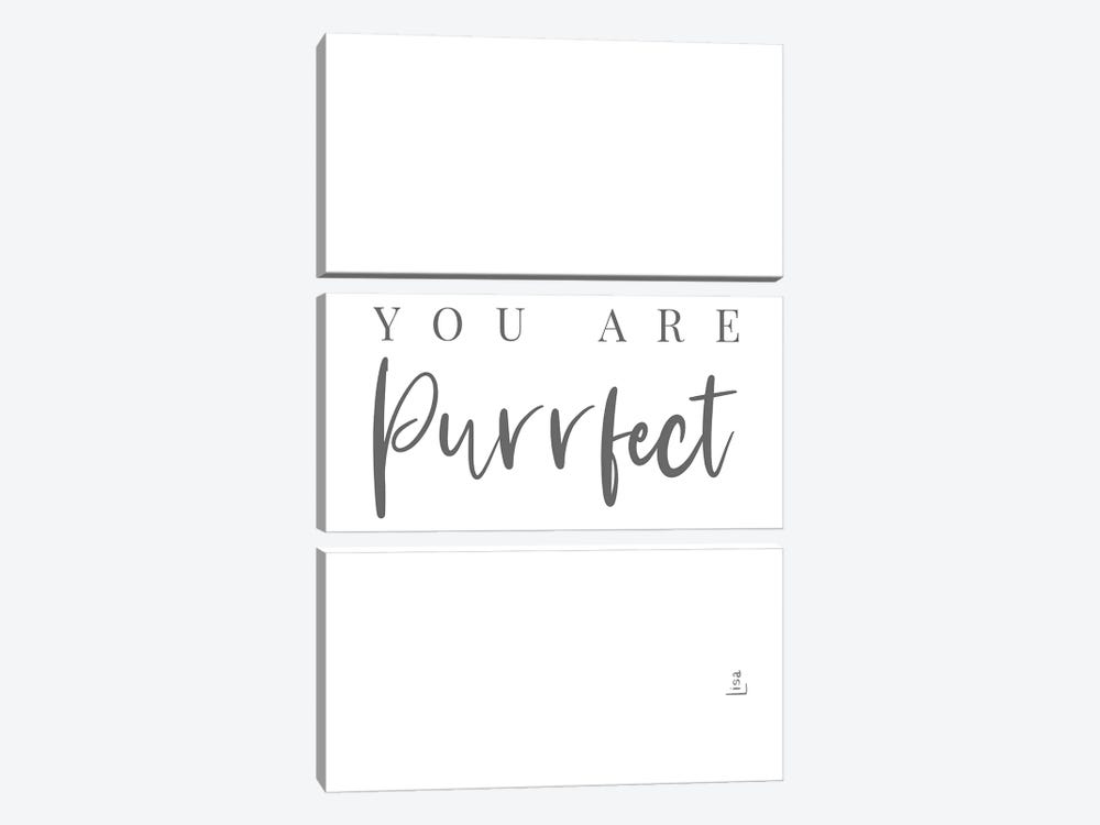 You Are Purrfect by Printable Lisa's Pets 3-piece Art Print