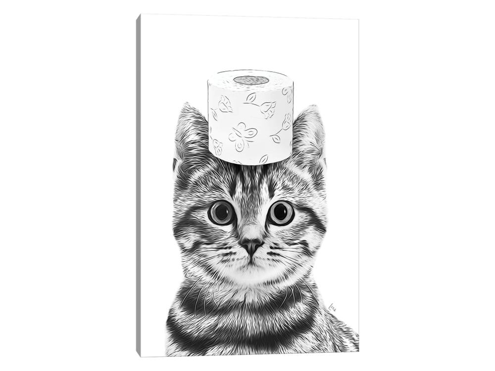 1pc Cat Face Hanging Hand Towel