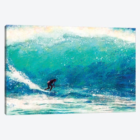 Catching the Wave Canvas Print #LIR14} by Lisa Robinson Canvas Art