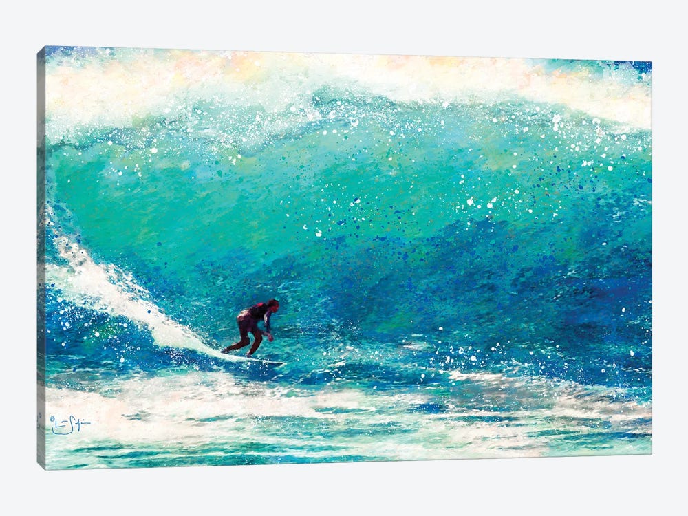 Catching the Wave by Lisa Robinson 1-piece Canvas Wall Art