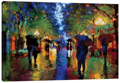 Evening Walk Canvas Art Print