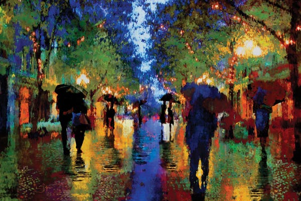 Lisa Robinson: Evening Walk by Lisa Robinson