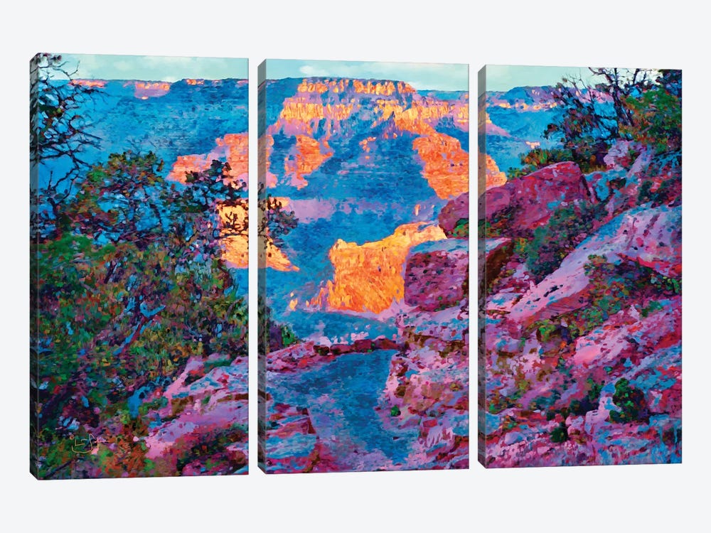 Grand Canyon by Lisa Robinson 3-piece Canvas Artwork