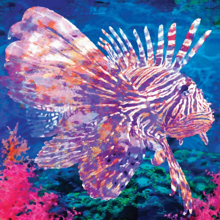 Lion Fish by Lisa Robinson canvas print
