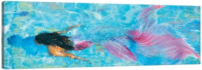 Mermaid Canvas Art Print - Mythical Creature Art