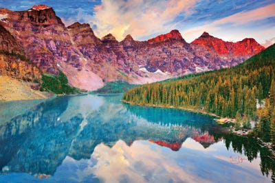 Moraine Lake by Lisa Robinson canvas print