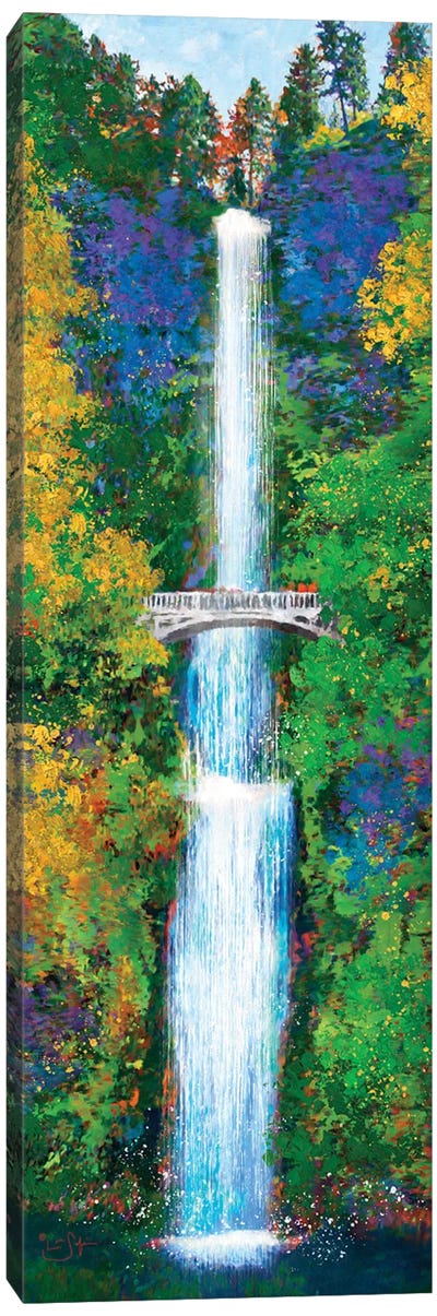 Multnomah Canvas Art Print - Waterfall Art