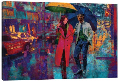 Rain Date Canvas Art Print - Lisa Robinson