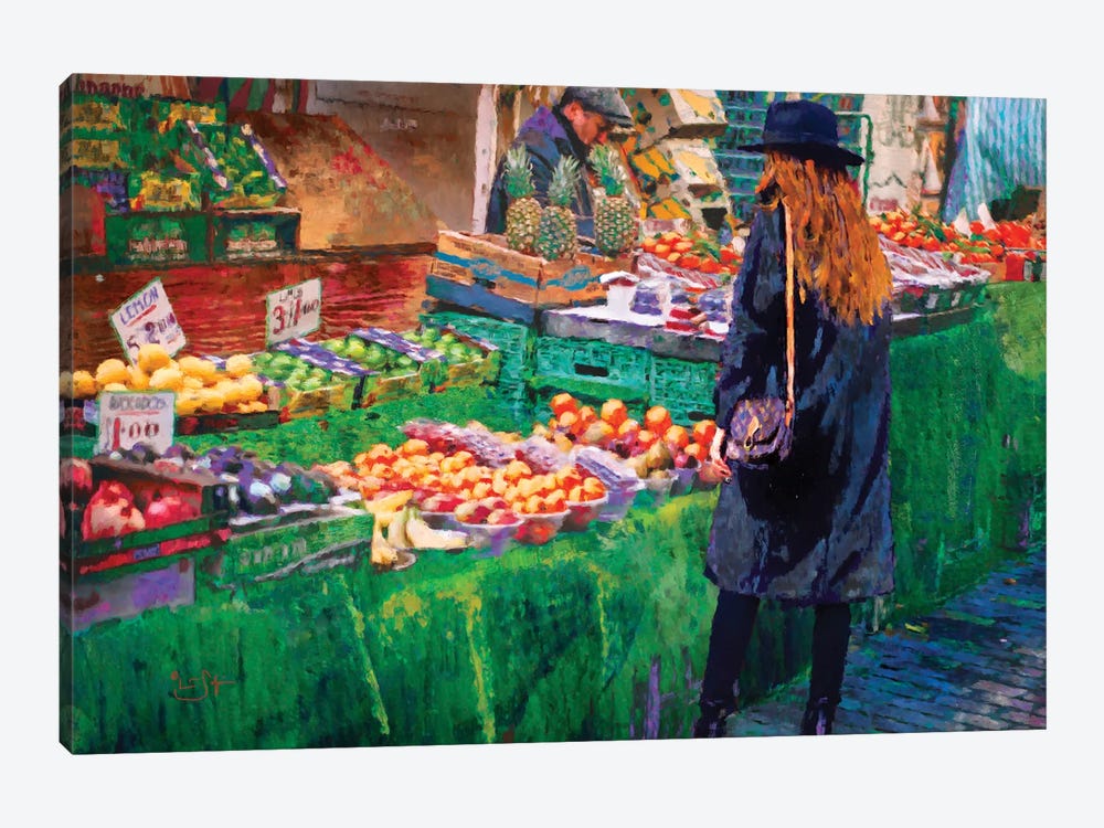 The Market by Lisa Robinson 1-piece Canvas Art Print
