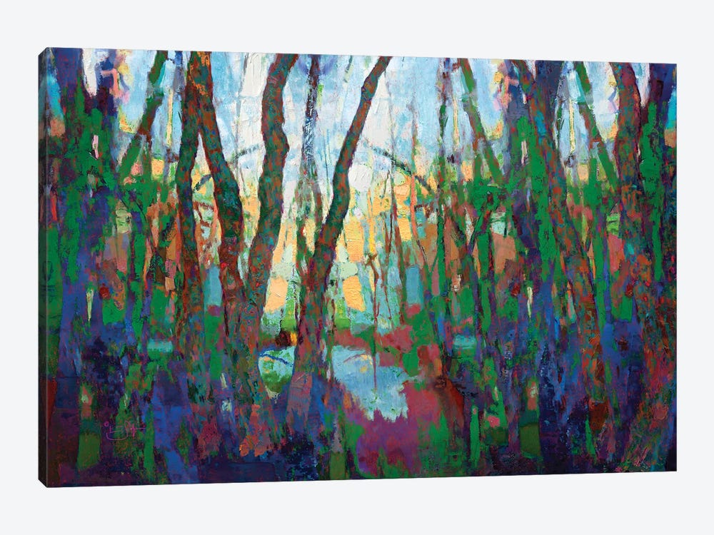 Trees by Lisa Robinson 1-piece Canvas Wall Art
