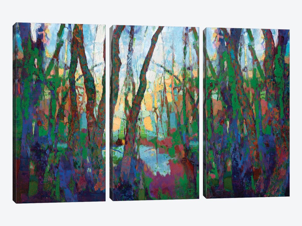 Trees by Lisa Robinson 3-piece Canvas Art