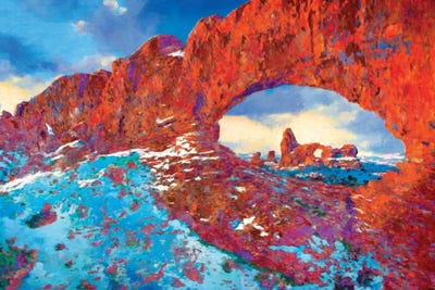 View from North Window by Lisa Robinson canvas print