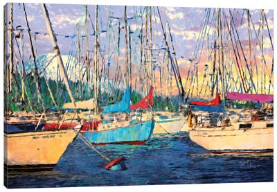 Before the Sail Canvas Art Print