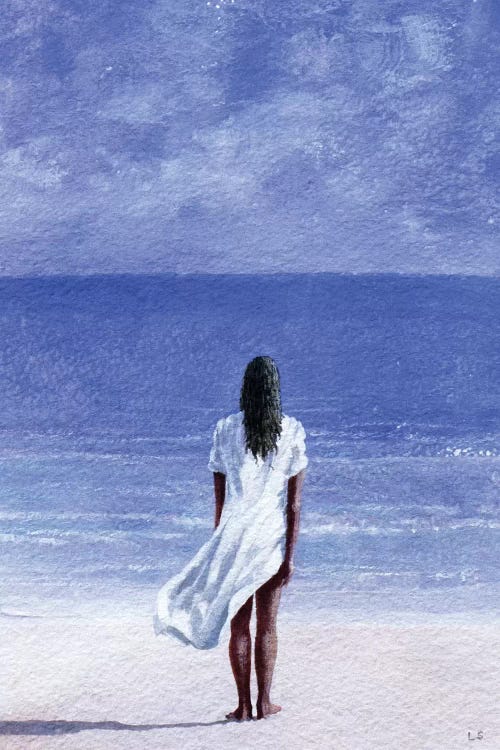 Girl On Beach