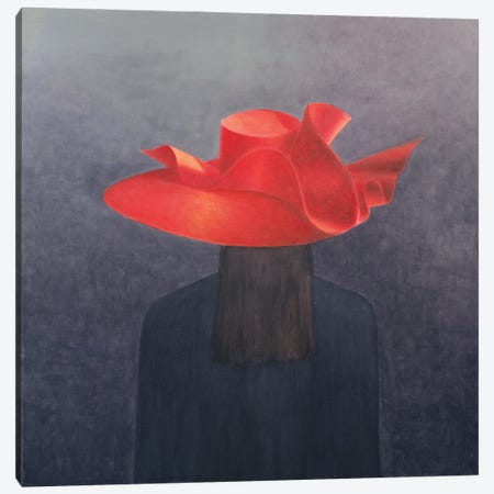 Red Hat Canvas Print #LIS23} by Lincoln Seligman Art Print