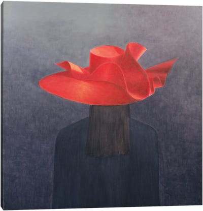 Red Hat Canvas Art Print