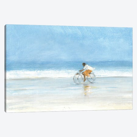 Boy on a Bike 1, 2015  Canvas Print #LIS37} by Lincoln Seligman Canvas Art Print