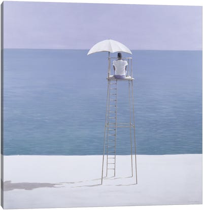 Beach Guard, 2004 Canvas Art Print